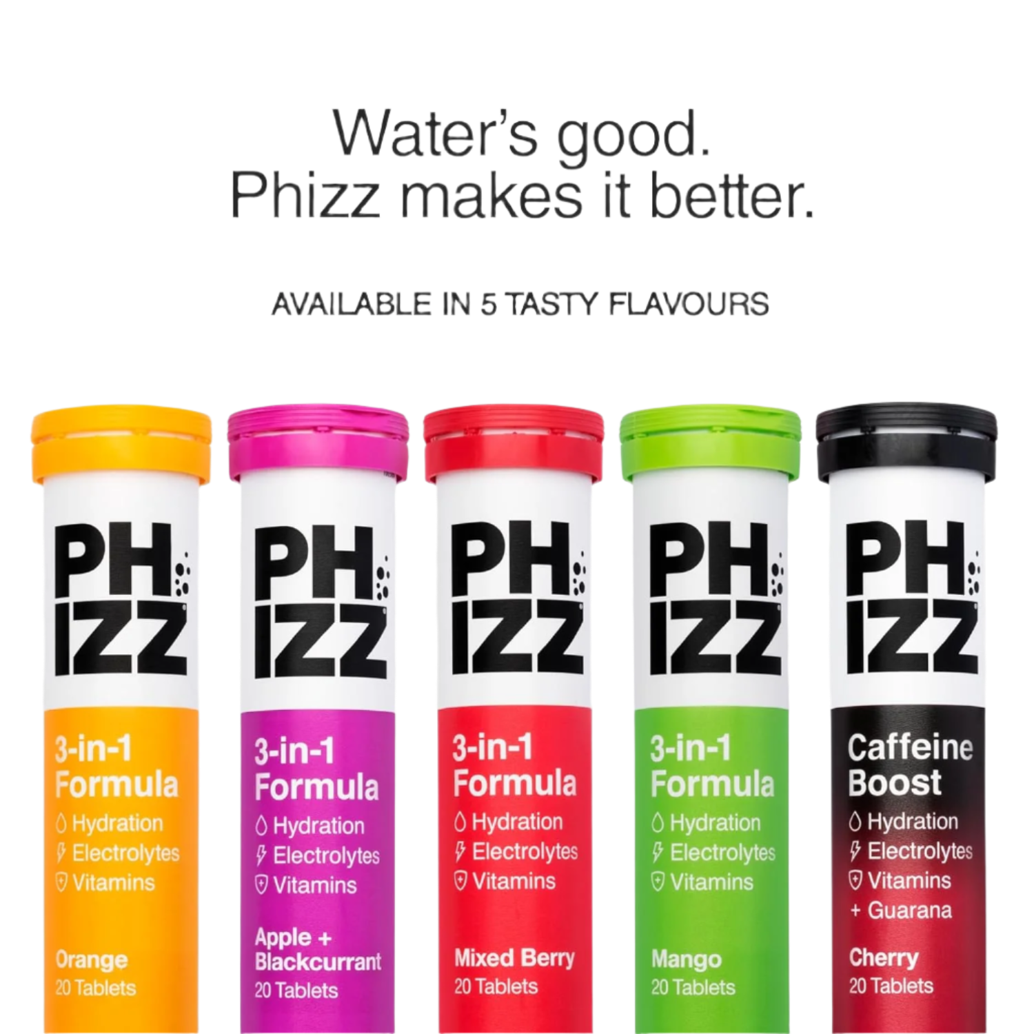 Stay Hydrated and Fueled with Phizz: The Ultimate 3-in-1 Solution
