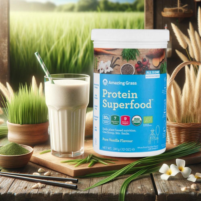 Discover the Complete Protein Source: Amazing Grass Protein Superfood Pure Vanilla