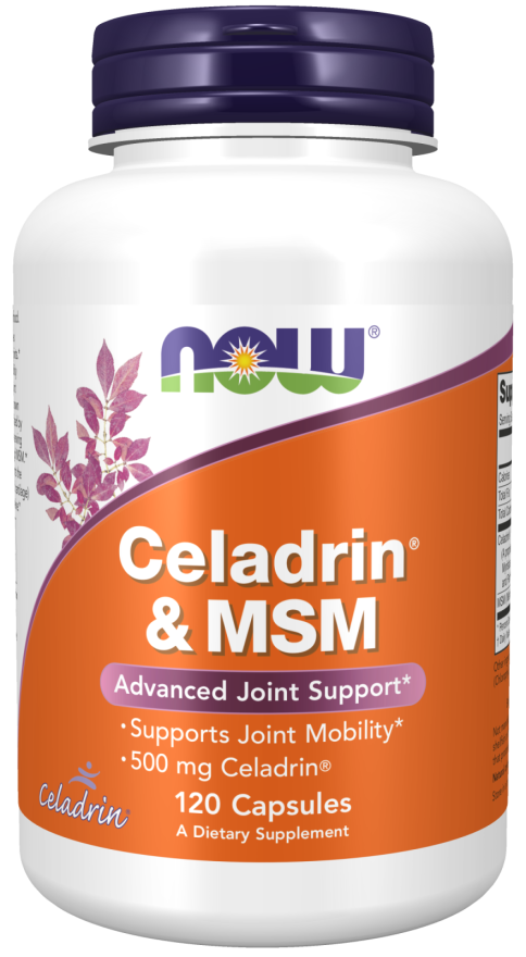 NOW Foods Celadrin &amp; MSM, 500 mg – 120 Kapseln