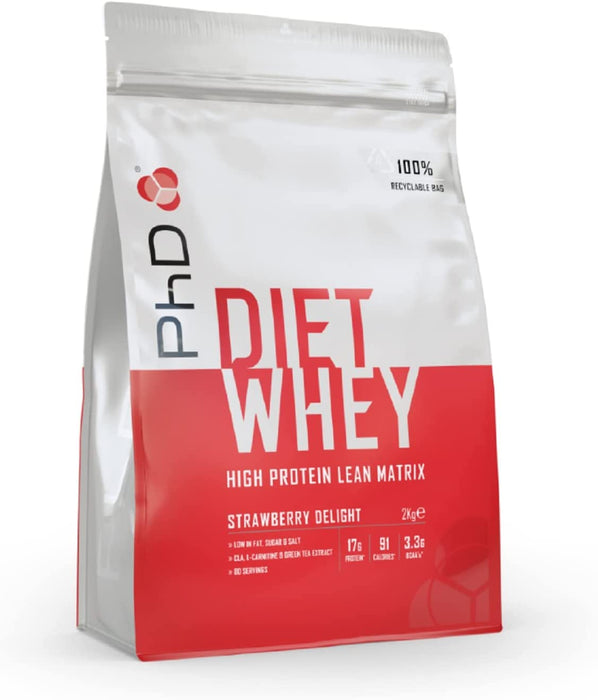 PhD Nutrition Diet Whey Protein Powder 2Kg - Protein Powder at MySupplementShop by PhD