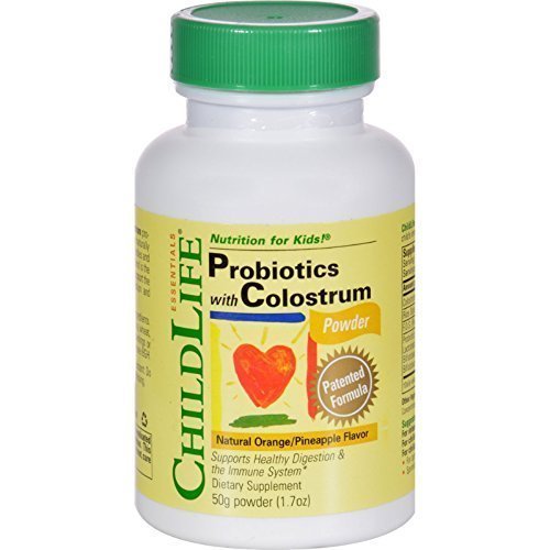 Child Life Probiotics with Colostrum Powder, Tropical Orange - 34g Best Value Nutritional Supplement at MYSUPPLEMENTSHOP.co.uk