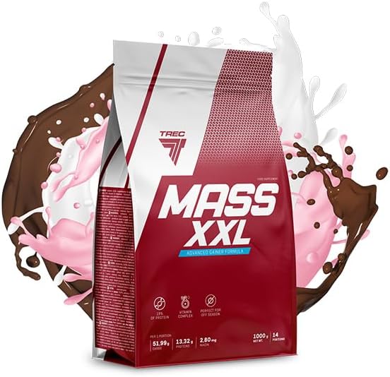 Trec Nutrition Mass XXL – High-Calorie Mass Gainer | 13.32g Protein