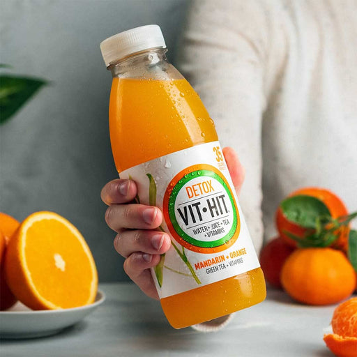 VITHIT Detox 12x500ml Mandarin & Orange cheapest price with MYSUPPLEMENTSHOP.co.uk