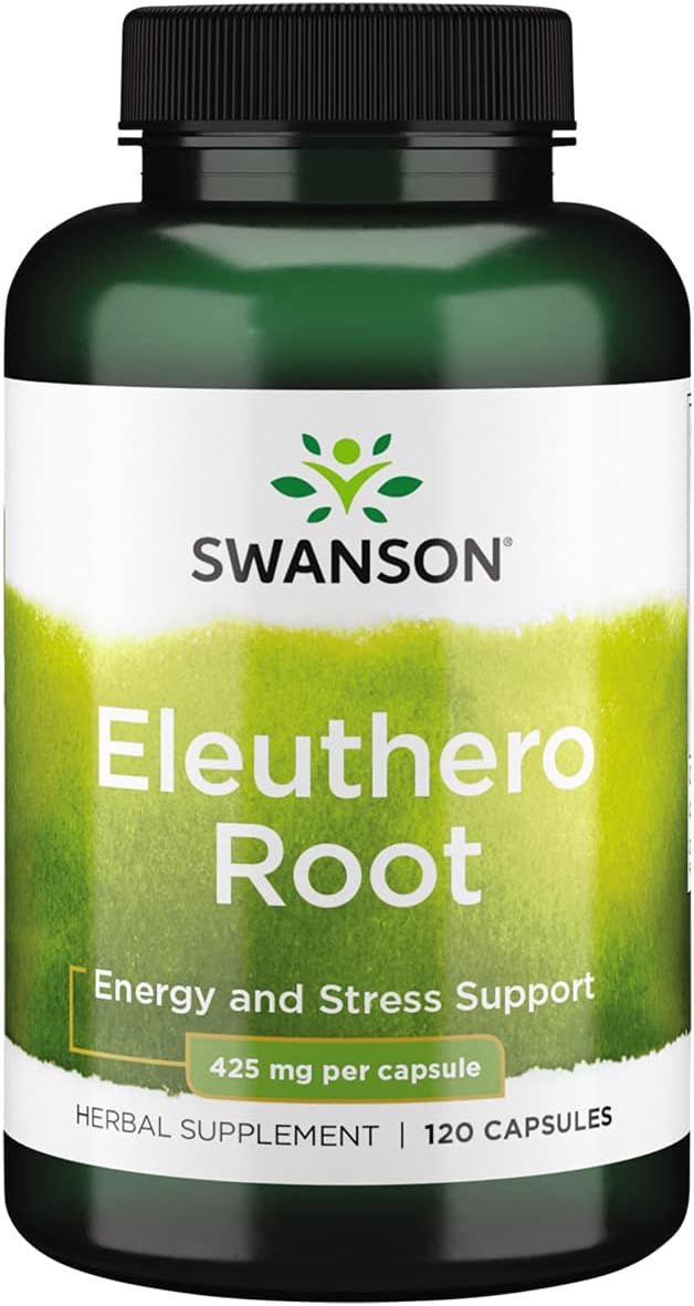 Swanson Eleuthero Root, 425 mg – 120 Kapseln