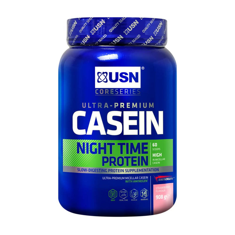 USN Ultra Premium Casein 908g Strawberry at MySupplementShop.co.uk