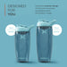 Promixx Pursuit EcoZen Shaker Bottle 700ml Arctic White