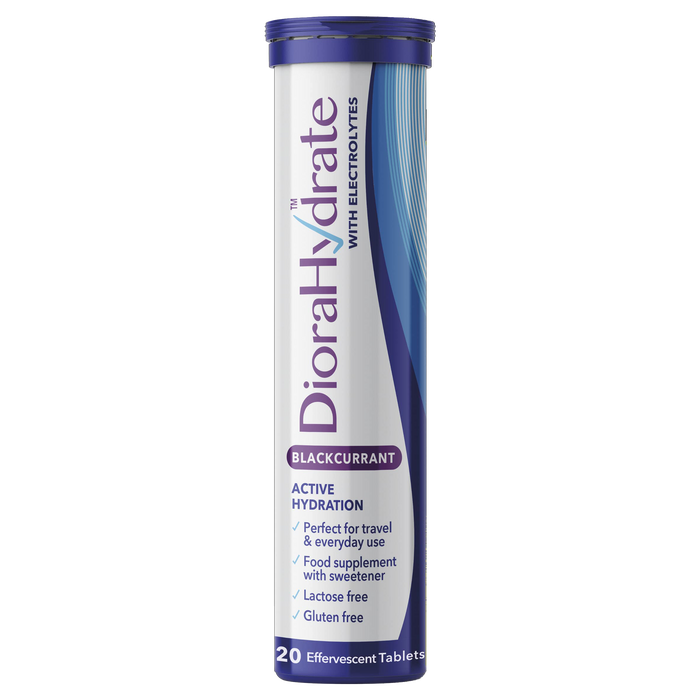 DioraHydrate Effervescent Tablets – Blackcurrant (20)