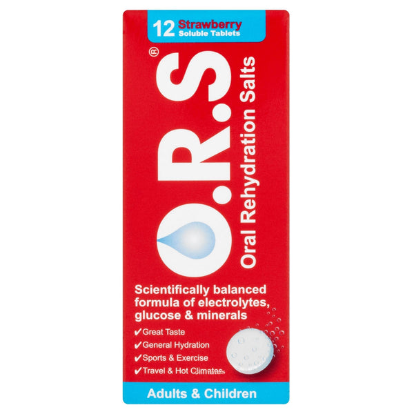 Ors Rehydration Salt 12 Tablets - Stomach Remedies at MySupplementShop by Ors