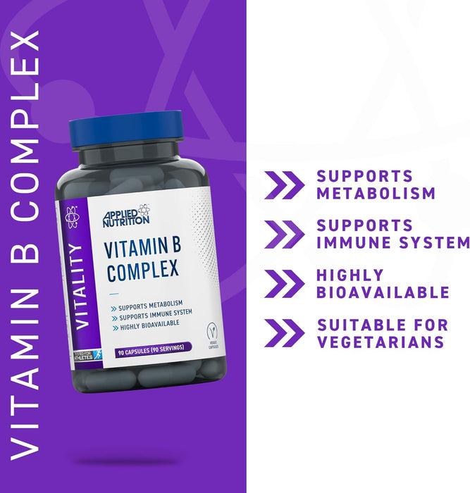 Applied Nutrition Vitamin-B-Komplex – 90 Tabletten