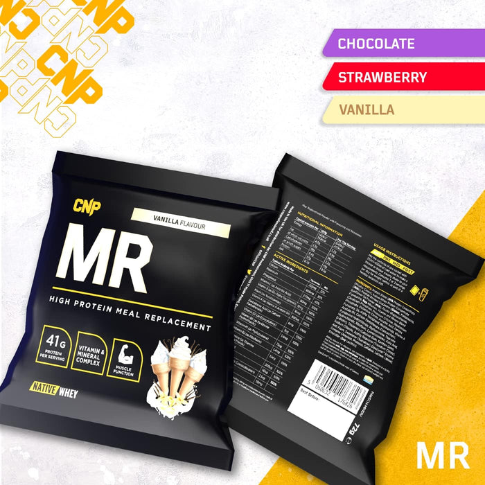 CNP Professional MR, High Protein Complete Meal Replacement Shake Powder 72g x 20 Sachets - Meal Replacement Shake Powder at MySupplementShop by CNP Professional