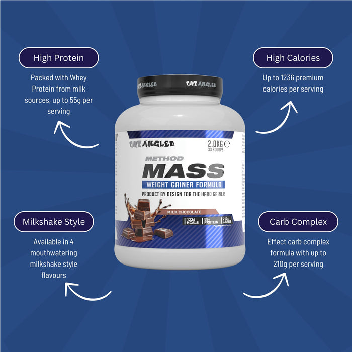 Outangled Method Mass 2kg - Protein Blends at MySupplementShop by OUT ANGLED