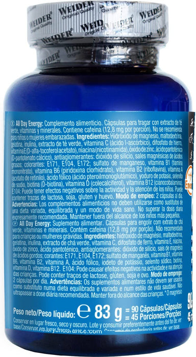 Weider Joe Weider Victory Endurance All Day Energy - 90 caps - Vitamins & Supplements at MySupplementShop by VICTORY ENDURANCE