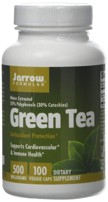 Jarrow Formulas Green Tea, 500mg - 100 vcaps | High-Quality Health and Wellbeing | MySupplementShop.co.uk