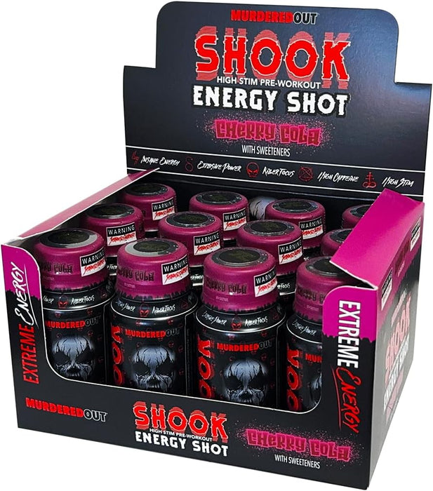 Murdered Out Shook Shot - Pre-Workout Shot 12x60ml