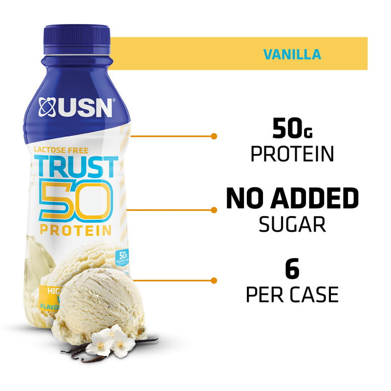 USN TRUST Protein 50 6x500ml Vanilla
