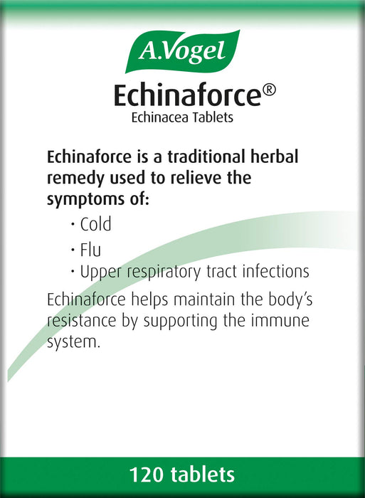 A Vogel Echinaforce Echinacea 120 Tablets - Immune Support at MySupplementShop by A.Vogel