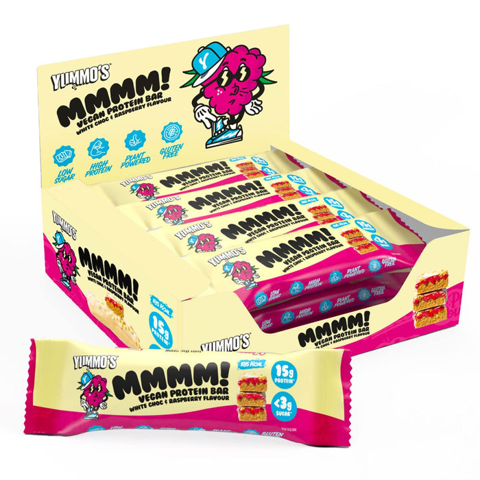 Yummos Mmmm! Veganer Proteinriegel 12x55g Schokoladen-Karamell