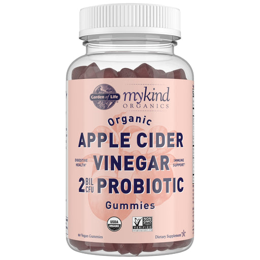Garden of Life Mykind Organics Apple Cider Vinegar Probiotic - 60 vegan gummies | High-Quality Vitamins, Minerals & Supplements | MySupplementShop.co.uk