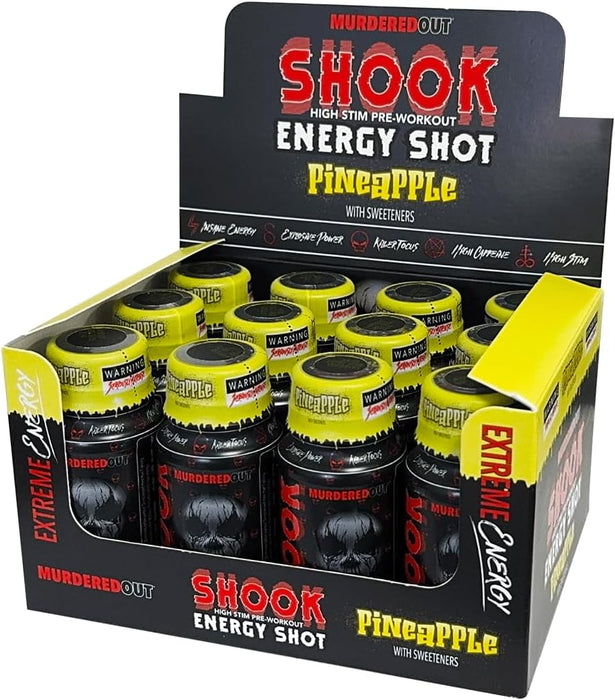 Murdered Out Shook Shot - Pre-Workout Shot 12x60ml