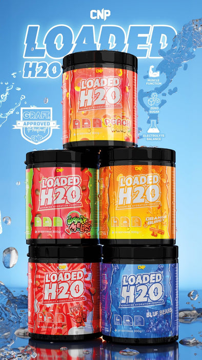 CNP Loaded H2O, Peach Rings 300g