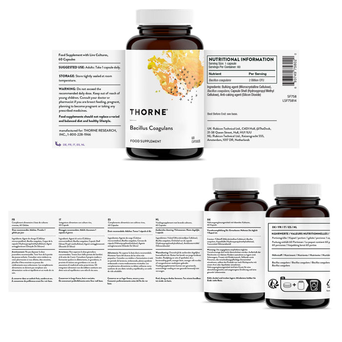 Thorne BACILLUS COAGULANS | Premium Nutritional Supplement at MYSUPPLEMENTSHOP