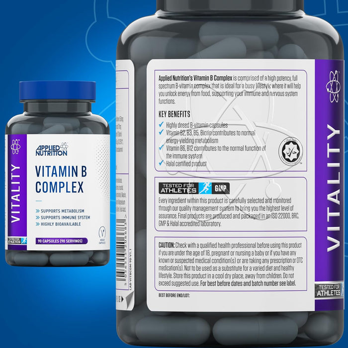 Applied Nutrition Vitamin-B-Komplex – 90 Tabletten