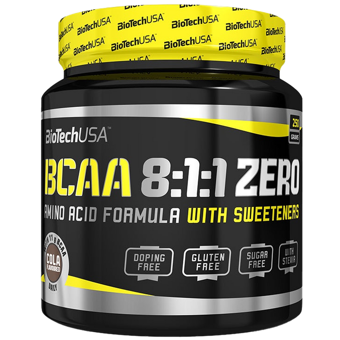 BioTechUSA BCAA 8:1:1 Zero, Blue Raspberry - 250 grams