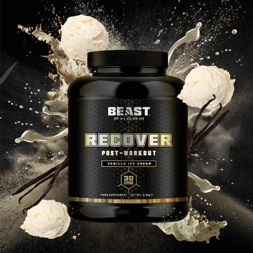 Beast Pharm Recover Post Workout 2.4kg (Vanilla Ice Cream)