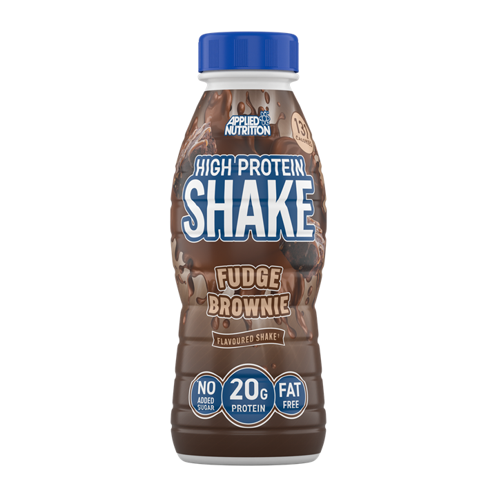 Applied Nutrition RTD High Protein Shake 8x330ml Fudge Brownie | Premium Protein at MySupplementShop.co.uk