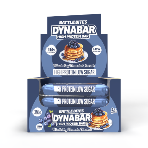 Battle Bites Dynabars – High Protein, Low Sugar Snack Bars – All Flavours Available – 12 x 60g