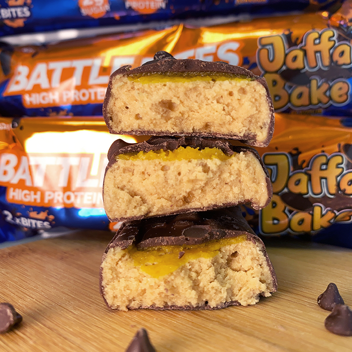 Battle Bites Protein Bars – High Protein, Low Sugar Snack – All Flavours Available 12x62g