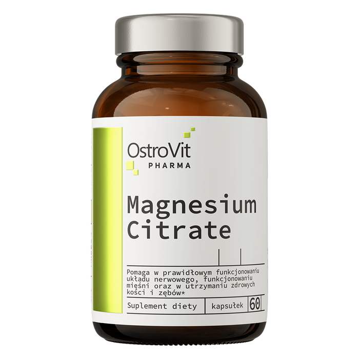 OstroVit Pharma Magnesium Citrate 60 Caps - Sports Supplements at MySupplementShop by Ostrovit