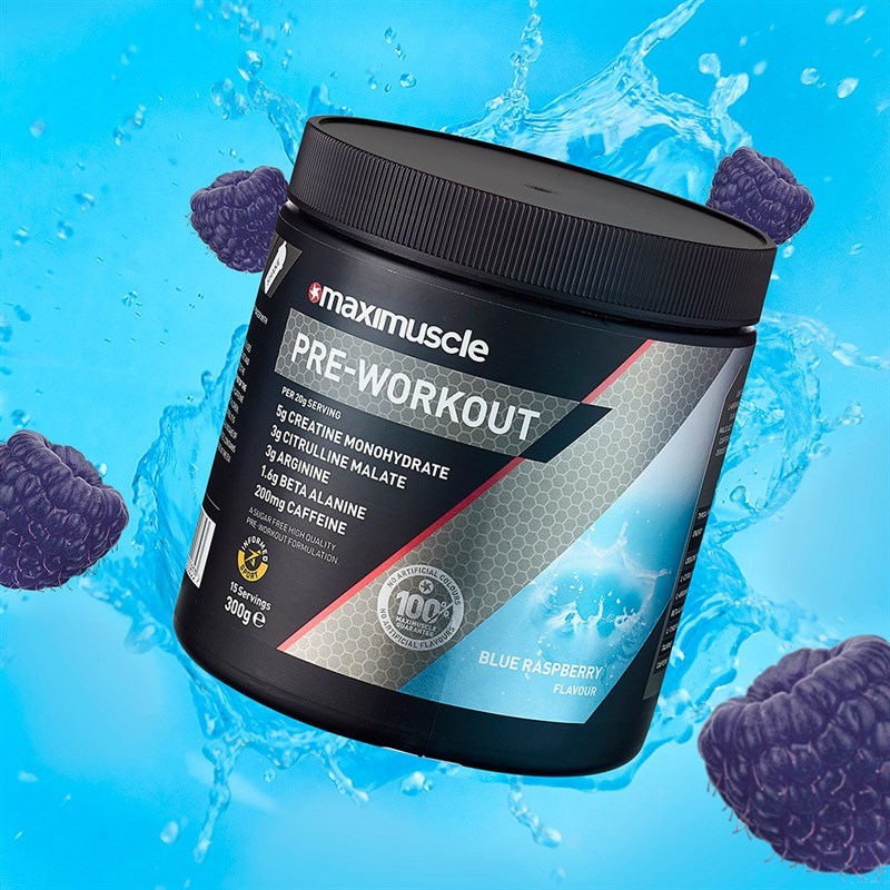 Maxi Nutrition Pre-Workout 300g Blue Raspberry | Top Rated Sports Nutrition at MySupplementShop.co.uk