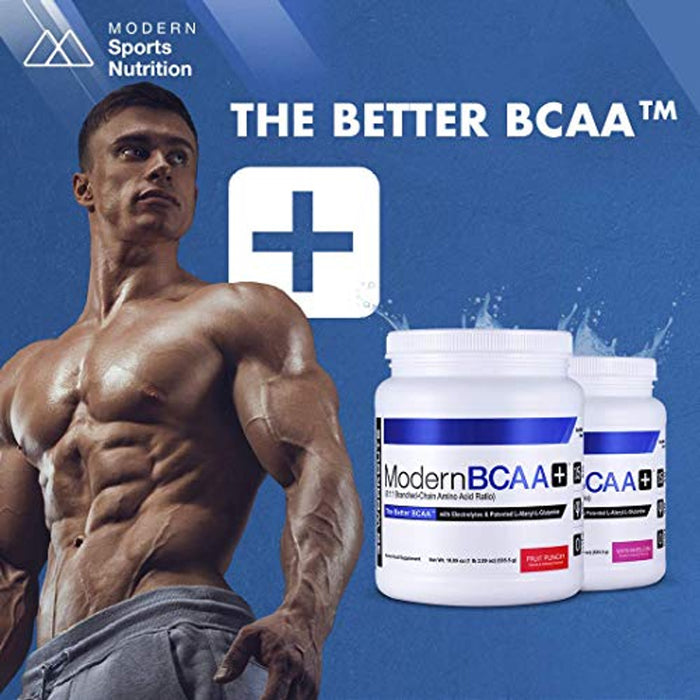 Modern Sports Nutrition BCAA+ Blue Raspberry 535g - Amino Acids and BCAAs at MySupplementShop by Modern Sports Nutrition