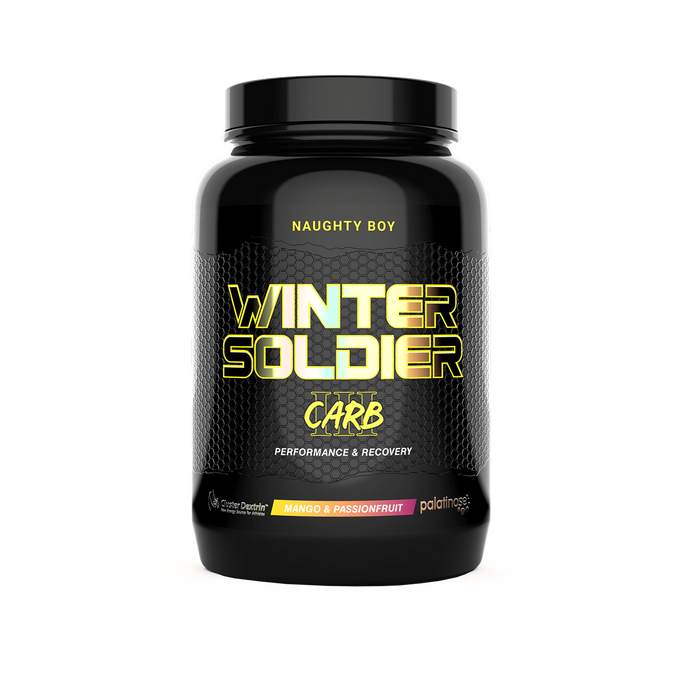 Naughty Boy Winter Soldier Carb 1.35kg 50 Servings - Mango & Passionfruit - Cluster Dextrin at MySupplementShop by Naughty Boy