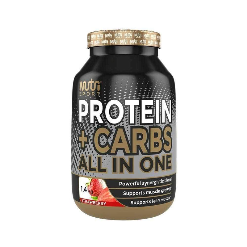 NutriSport Protein + Carbs 1.4Kg Strawberry
