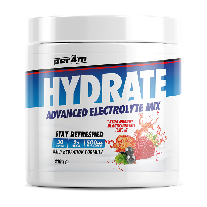 Per4m Hydration Electrolyte Mix 30 Servings - Strawberry Blackcurrant - Electrolyte Replacements at MySupplementShop by PER4M Nutrition