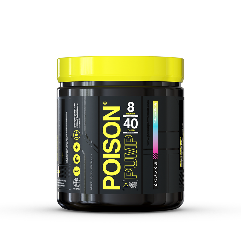 Poison Pump (Stim Free) 380g Rainbow Candy Best Value Sports Supplements at MYSUPPLEMENTSHOP.co.uk