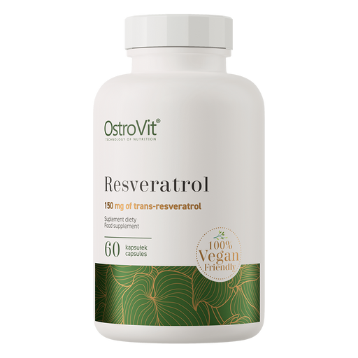 OstroVit Resveratrol VEGE 60 Caps - Sports Supplements at MySupplementShop by Ostrovit