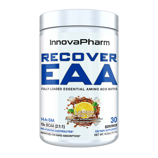 Innovapharm Recover EEA 555g - Lemon Iced Tea - EAA Supplement at MySupplementShop by Innovapharm