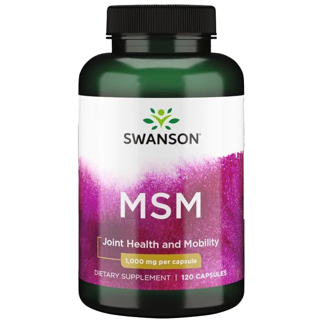 Swanson MSM, 1000 mg – 120 Kapseln