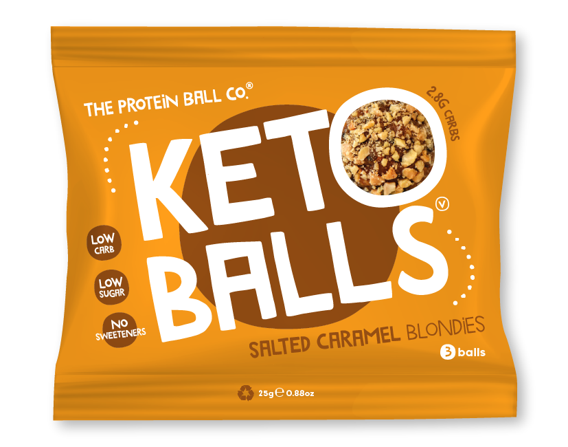 The Protein Ball Co Keto Ball Snack 20x25g - Salted Caramel Blondies - High Protein at MySupplementShop by THE PROTEIN BALL CO