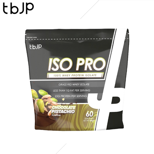 Trained by JP IsoPro 1.8kg - Chocolate Pistachio - Whey Protein Isolate at MySupplementShop by Trained by JP