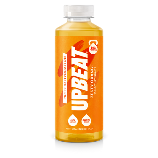 Upbeat Protein Hydration 12x500ml Zesty Orange | Premium Protein at MySupplementShop.co.uk