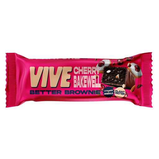 Vive Better Brownie 15x35g - Cherry Bakewell - Sports Nutrition at MySupplementShop by Vive