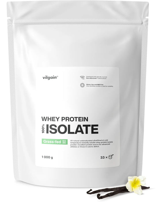 Vilgain Grass-fed Whey Protein Isolate 1000g