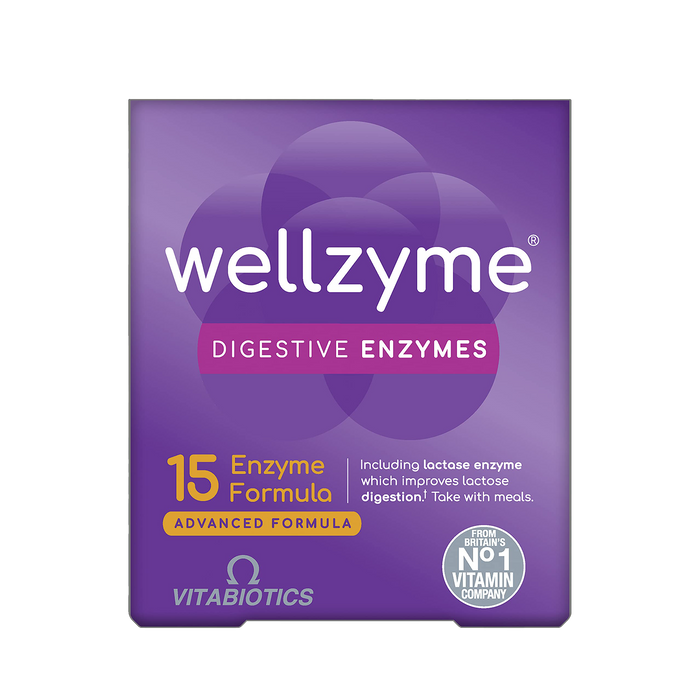 Vitabiotics Wellzyme Digestive Enzymes Advanced Formula 60 Capsules