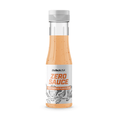 BioTechUSA Zero Sauce, würziger Knoblauch – 350 ml.