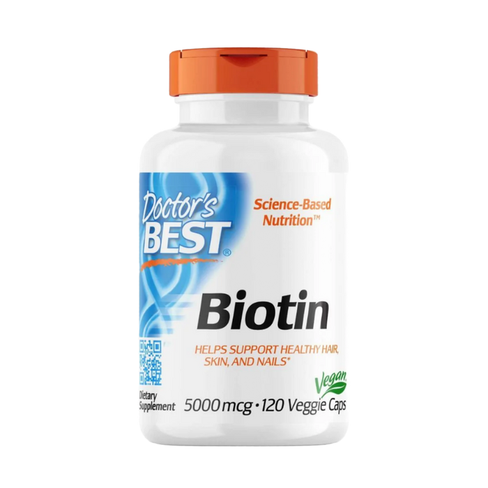 Doctor's Best Biotin 5,000mcg 120 Veggie Capsule