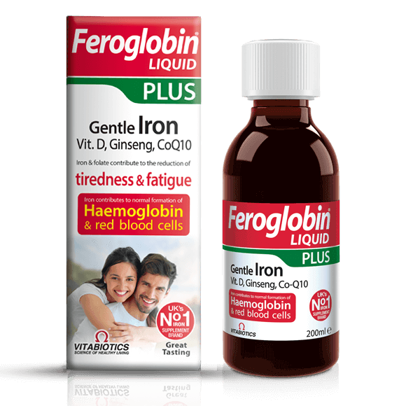 Vitabiotics Feroglobin B12 Liquid Iron Zinc B Complex Malt Honey Orange - 500ml - Energy & Mind at MySupplementShop by Vitabiotics